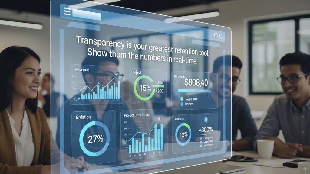 3D prism refracting light into data charts representing transparent ROI