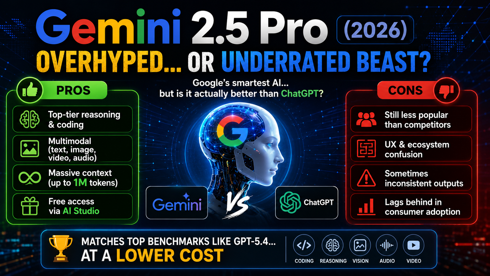 Gemini vs ChatGPT 2026: Which AI Is Actually Better? (Real-World Tests)