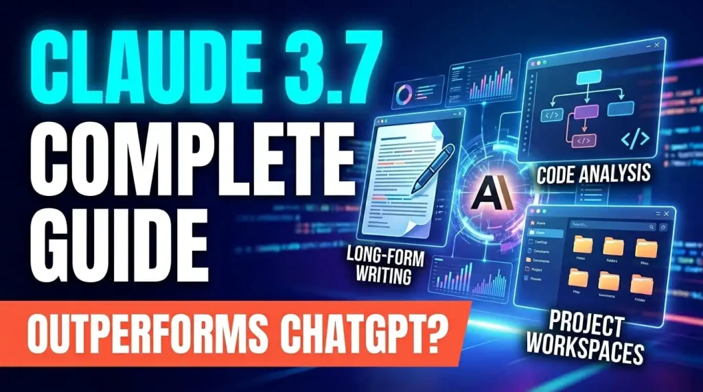 Claude 3.7 Sonnet 2026 complete review testing long form writing content creation code analysis and project workspaces.