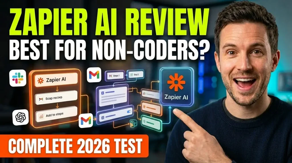 Zapier AI 2026 review testing automation platform copilot builder AI steps and multi-step workflows.